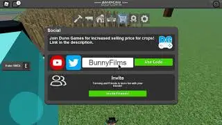 ROBLOX Farming and Friends codes on December 1, 2020