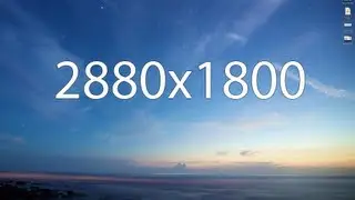 How to get native resolution (2880x1800) on a 15