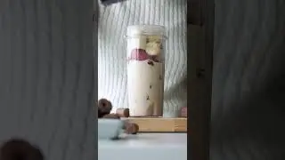 Sommerlicher Waffle Bites Smoothie 🍓🍌🥛