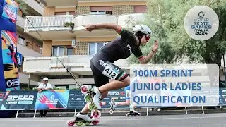 100M Sprint Junior Ladies   Qualification | WSG2024 - Italy