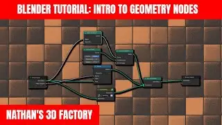 Blender Tutorial: Intro to Geometry Nodes | Nathan's 3D Factory