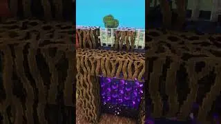 Minecraft Halloween Nether Portal 🎃 #shorts