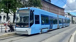 Oslo. Trams, Metro & Trains. 27/7/23