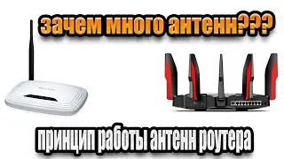 Зачем в роутерах ставят много антенн    как работает антенна WIFI в роутере