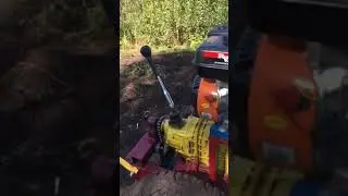Самодельный мотоблок дисковый окучник