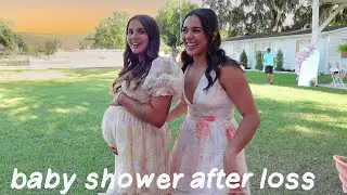 baby shower after loss 👼🏼🌻🥹 | SHE'S PREGNANT AGAIN!