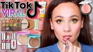 TESTING NEW VIRAL TIKTOK MAKEUP!! Worth the hype?!