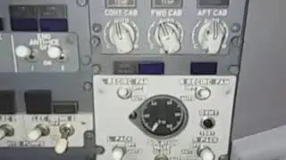 Boeing 737 aircondition panel