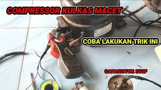 Mencoba Nembak Compresor Kulkas Macet.#compressor #kulkastidakdingin #compresor lg