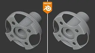 Blender Practice – Modeling a Mechanical Flange (Clean Topology)