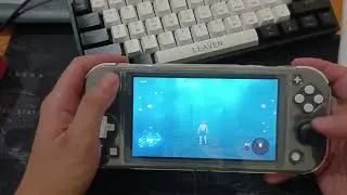Unboxing my very first Nintendo Switch Lite.