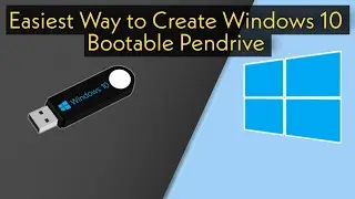 How To Make a Windows 10 Bootable Pendrive ( Easiest Way ) | Create Windows 10 Bootable Pendrive 🔥