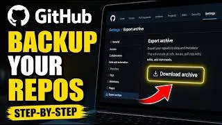 How to backup GitHub repositories for startup operations - Step By Step