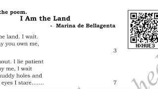 I am the Land Summary in Hindi SSLC Class 10
