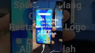Tecno Spark 10c ki5k Restart on First logo Fix #😱 #viral