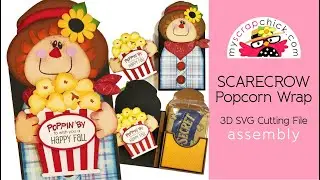 Scarecrow Popcorn Wrap Assembly Tutorial