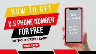 How to Get Free US Phone number for texting, calling and verification ~ No Trial No Credit Card
