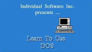 Individual Software Learn To Use DOS