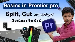 Premiere Pro Basic Tutorial | Split & Trim + Shortcut Keys (Beginner)