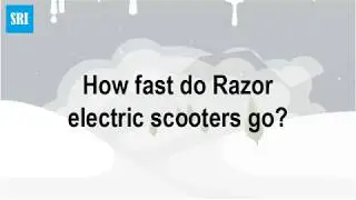 How fast do Razor electric scooters go