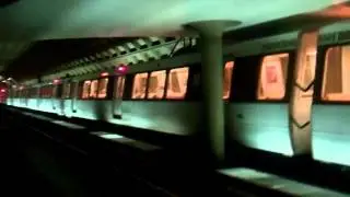 WMATA-Red line Train to Shady Grove at Jucidary Square