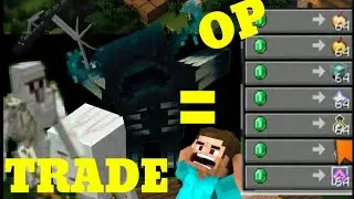 Minecraft but Mobs Trade Op Items || Mod for Minecraft pocket edition