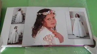 Álbum 30x30 con tapa personalizada - Comunión 2018 Laura