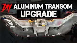 DIY aluminum transom install for jon boats/small boats: THE ULTIMATE BOAT MOD!