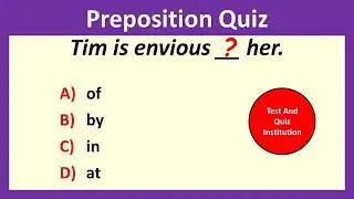 Advanced English Preposition Test 🧠 | Only Experts Will Pass!