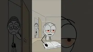 The night before an exam! 🤣 (best animation memes) 