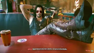 Cyberpunk 2077 - Keanu Reeves Diner Scene