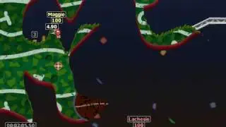 Worms Armageddon | Lethal Cluster Bomb