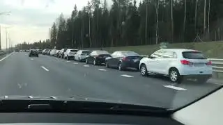 Очередь на заправку на М11