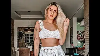 Cropped crochê verão - Canhoto - Parte 2