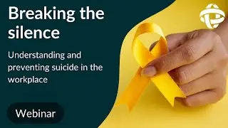 Breaking the silence: Understanding and preventing suicide in the workplace
