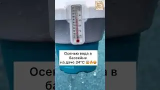 Теплый бассейн на даче! 🔥😍 #каркасныйбассейн #бассейн #бассейндлядачи #бассейннадаче #дача #огород