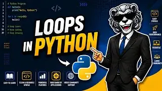 Master Loops in Python Like a Pro 🔥 | For Loop & While Loop