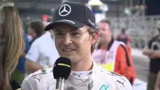 2015 Abu Dhabi - Post-Race: Nico Rosberg and team celebrations