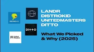 LANDR vs DistroKid vs UnitedMasters vs Ditto — What We Picked & Why (2025)