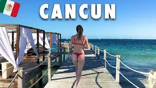Cancun Mexico 🇲🇽 Beach Walking Tour | Travel Guide【4K】