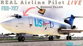 FSS 727 Updated | Toncontin Approach | Real Airline Pilot | Boeing 727 | #msfs2020 #boeing 727F #fss