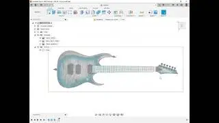 3d моделирование электрогитары. Часть 2
