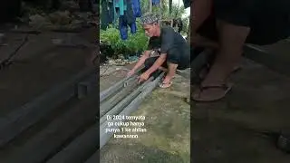 membuat tiang kanopi sendiri lah dulu