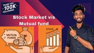 Stock Market v/s Mutual fund💰✅ #finance #stockmarket #shorts #mutalfund #investment