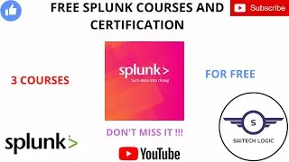 SPLUNK FREE COURSES AND CERTIFICATION | SPLUNK | REGISTER FOR FREE