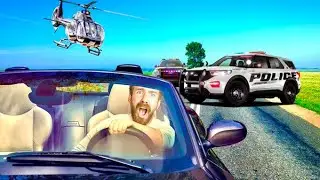THIS STOLEN CAR POLICE CHASE WAS WILD!