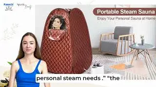 Kawachi Full Body Portable Steam Sauna Bath for Home Sauna Spa with 1 5L 750W Steam Generator