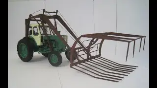 Модель стогомет - навантажувач СНУ-550 ЮМЗ-6 ч. 2