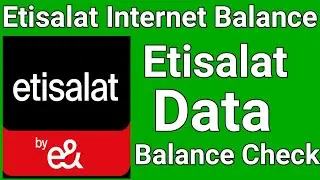 How do I check my remaining data on Etisalat | Etisalat Data balance Check Code?