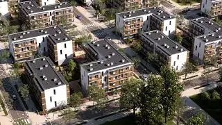 Architekturvisualisierung | Wohnsiedlung